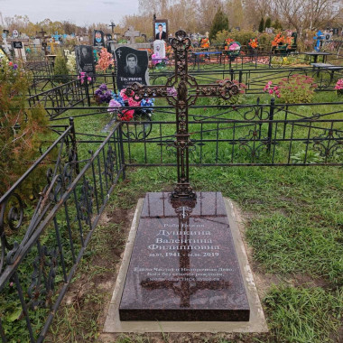 Крест на могилу КС6 Богородица
