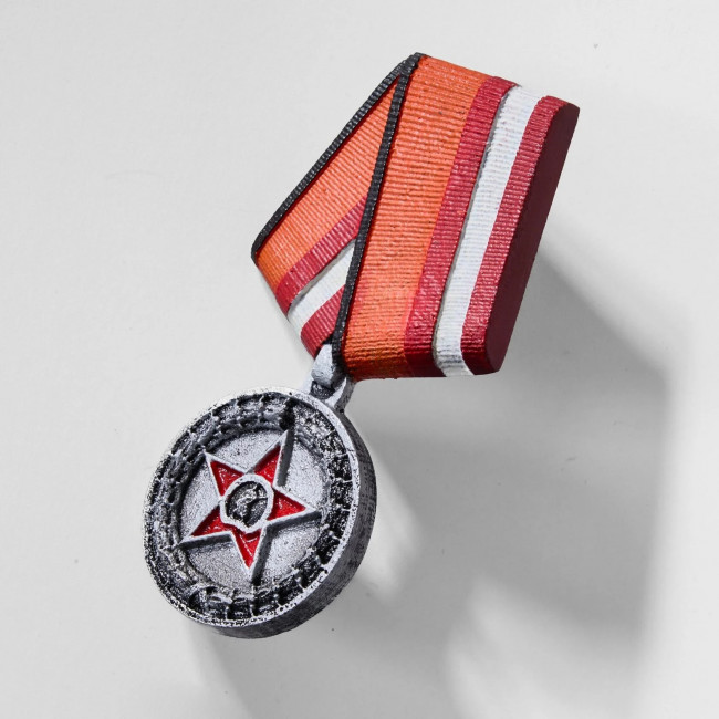 Медаль участника СВО 13,2 см на памятник (в оригинальных цветах)